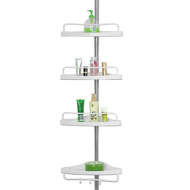 ชั้นวางของสแตนเลสหลายชั้นในห้องน้ำ | Rustproof Shower Caddy Corner for Bathroom
