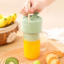แก้วปั่นน้ำผลไม้ ใบมีด 6 ใบ (พร้อมหลอดดูด) | Portable Electric Juicer Cup