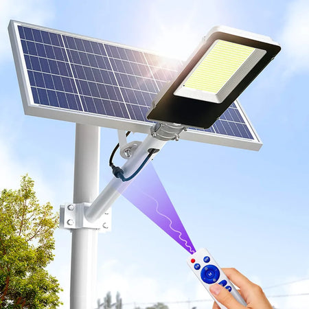 ⚡⚡ ไฟถนนพลังงานแสงอาทิตย์ กันน้ำ  ความสว่างสูง ⚡⚡| Waterproof LED Solar Street Light